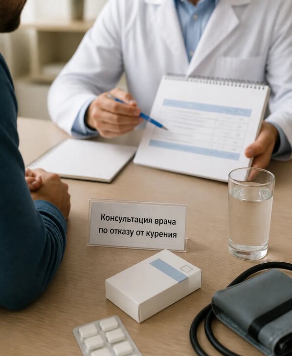 Консультация врача по отказу от курения для взрослых в Тюмени